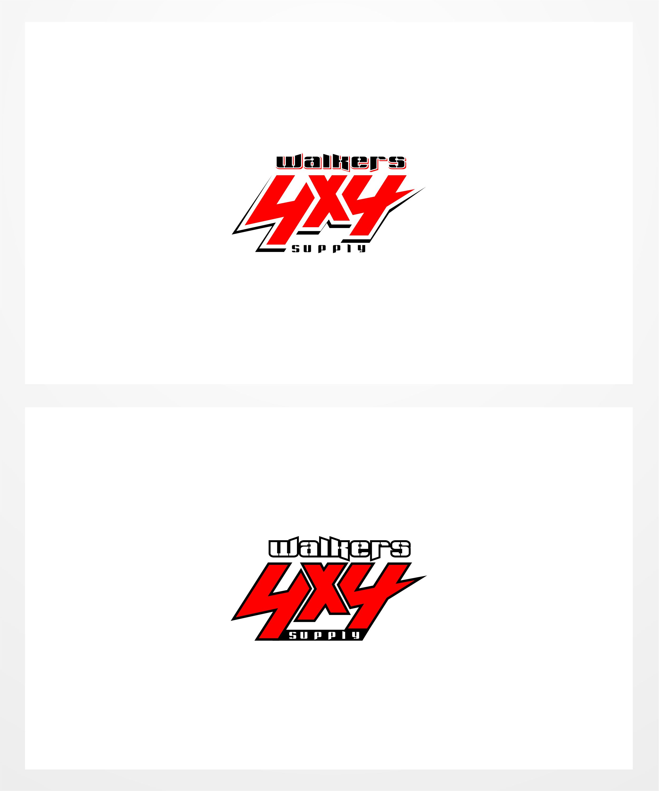 Logo Design by ace_art™ for Walkers 4x4 Supply | Design #23806816
