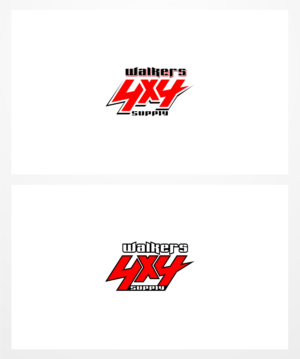 Logo Design by ace_art™ for Walkers 4x4 Supply | Design: #23809802