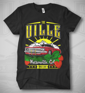  lowrider car representing my city clothing brand | Design de T-shirt par Jonya