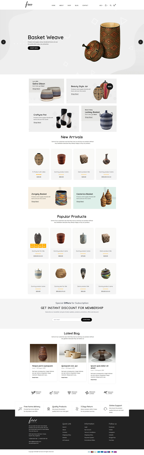 Shopify Design by Expert Designer for lgsalensky@gmail.com | Design #23749729