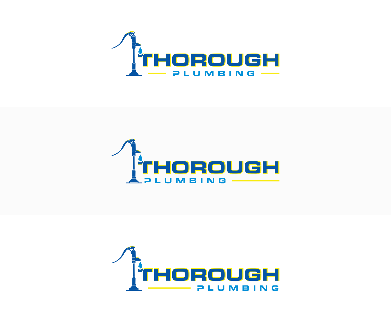 Logo Design by fatiyadesign for Thorough Plumbing | Design #23776455