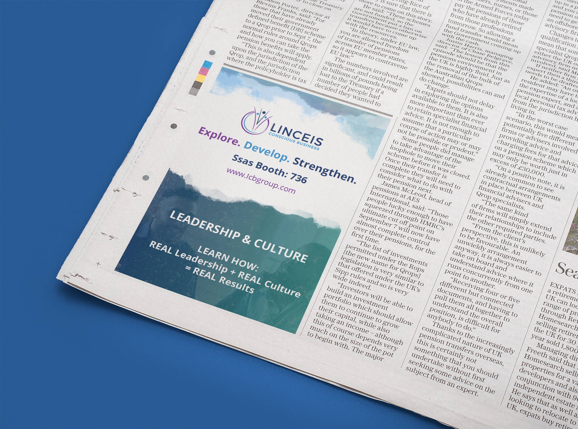 Design Publicitaire par Kristina Andonoff pour Linceis Conscious Business Group, LLC | Design #23747880