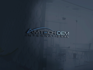 Amtech International OEM (International in smaller letters) | Logo Design by IdentsArt