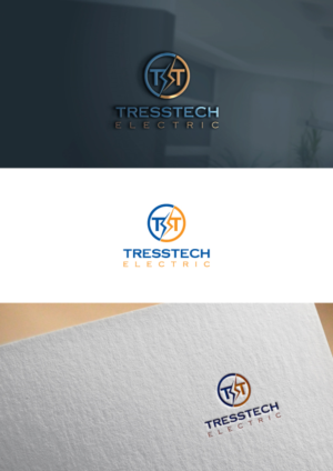 TressTech Electric | Logo Design by DesIcon
