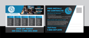 Postcard Design by Deziners Zone for CCL Networks Inc. | Design: #23751481
