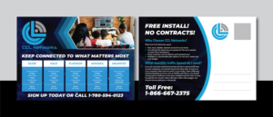 Postcard Design by Deziners Zone for CCL Networks Inc. | Design: #23751482