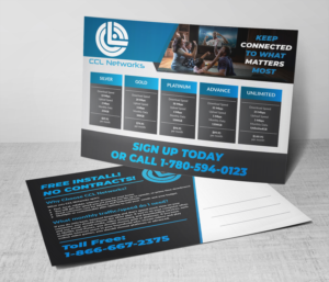 Postcard Design by Deziners Zone for CCL Networks Inc. | Design: #23751483