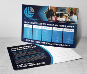 Postcard Design by Deziners Zone for CCL Networks Inc. | Design: #23751484