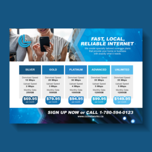 Postcard Design by janiceg for CCL Networks Inc. | Design: #23749328