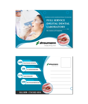 Postcard Design by Gexton for Weber Dental Laboratory | Design: #23773792