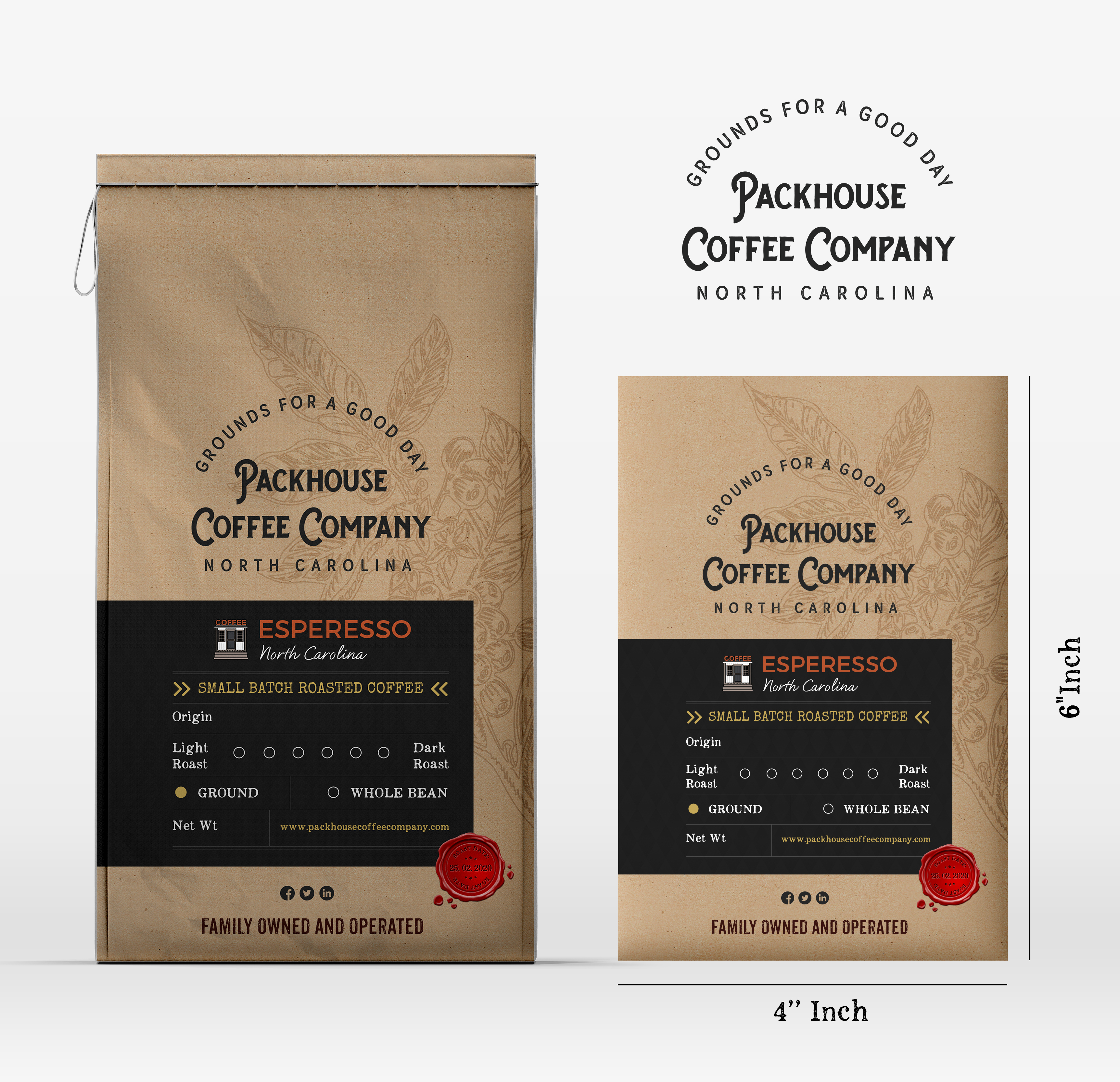 Label Design by SAI DESIGNS for Packhouse Coffee Company | Design: #23782292