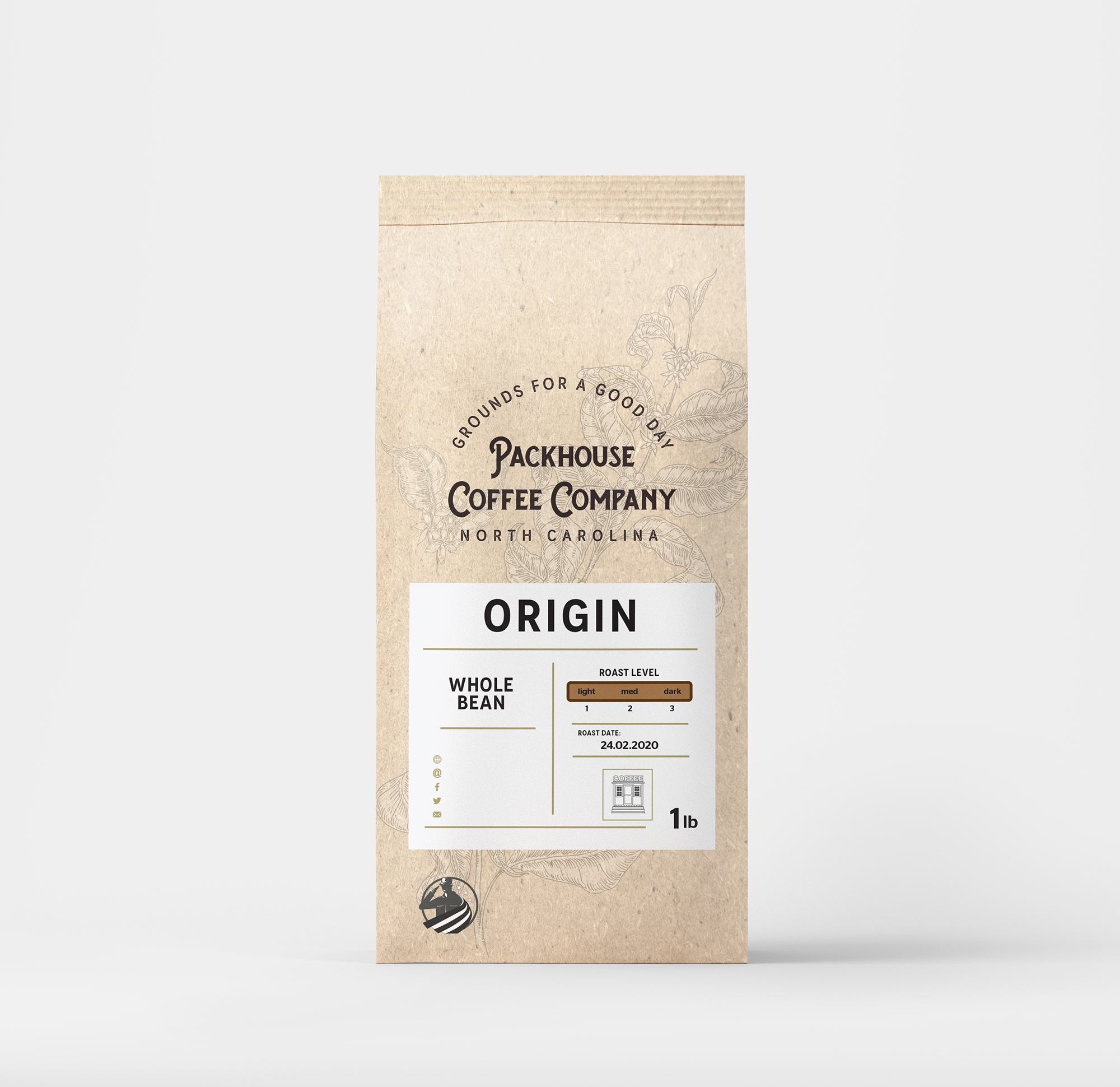 Label Design by ronin71 for Packhouse Coffee Company | Design #23772151