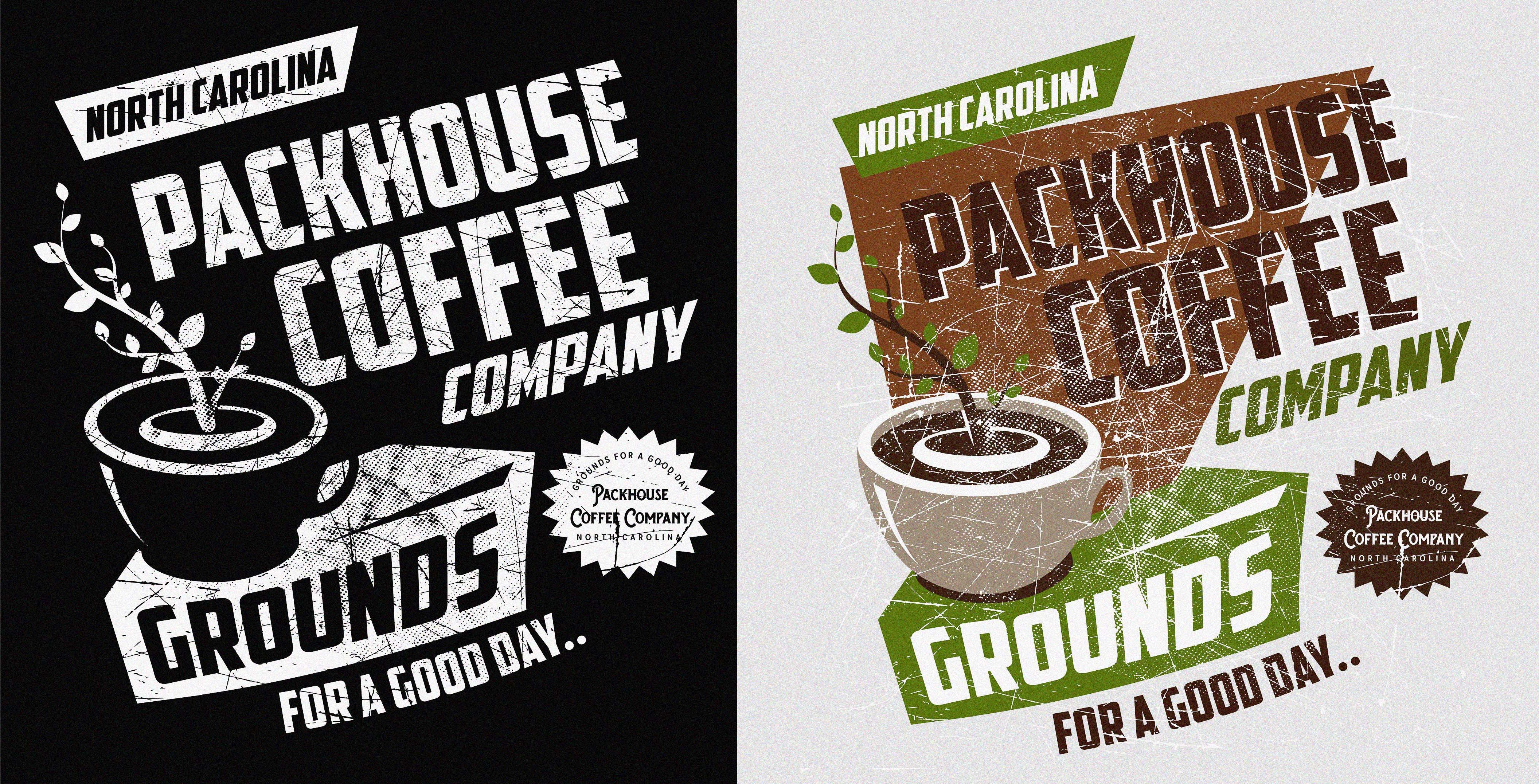 T-Shirt-Design von cadzart für Packhouse Coffee Company | Design #23790495