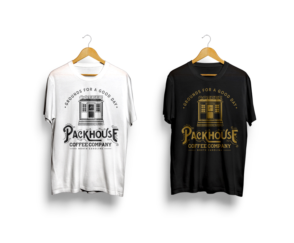 T-Shirt-Design von HELLOCRUNK für Packhouse Coffee Company | Design #23789613