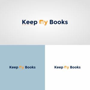 "Keep My Books" or "Keep my Books Online" | Logo Design by ZiangArt_Studio