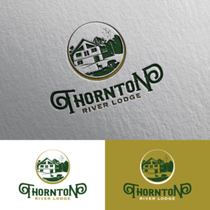 Thornton River Lodge | Logo Design by Rii