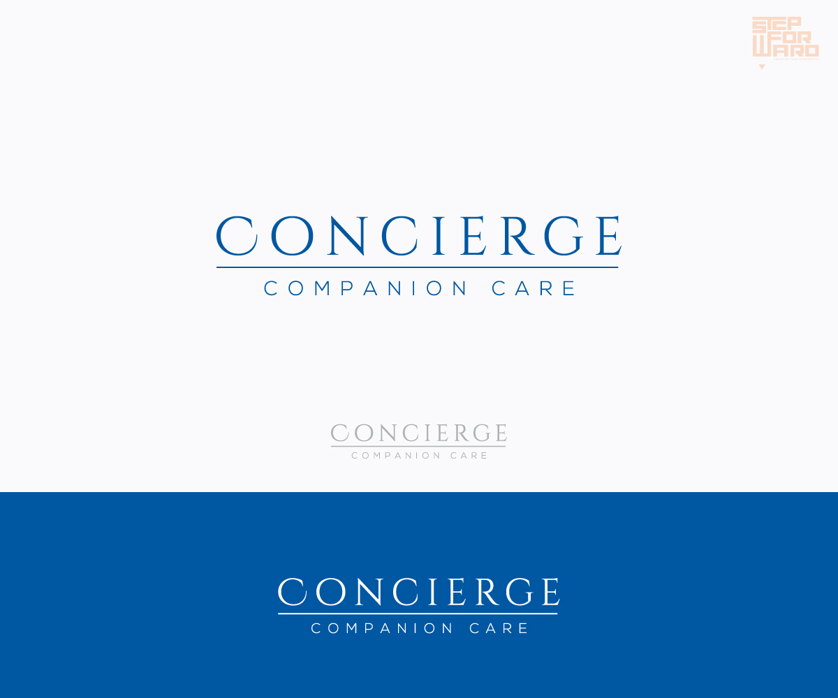 Logo Design by step forward 2 for Concierge Companion Care | Design #23779774