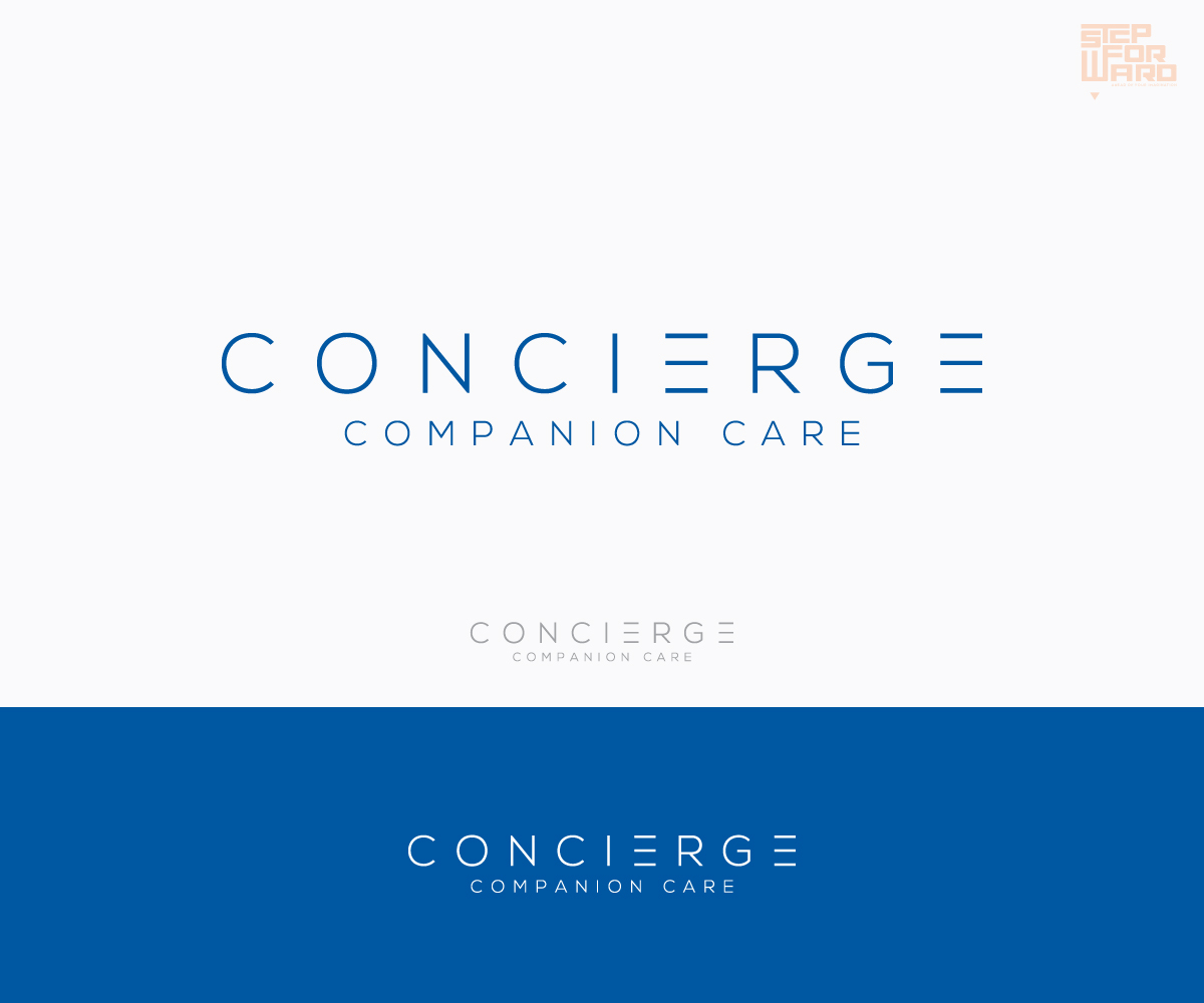 Logo Design by step forward 2 for Concierge Companion Care | Design #23779775