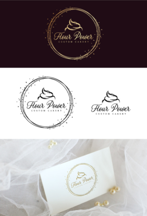 Flour Power Custom Cakery | Design de Logo par Cactus Designs