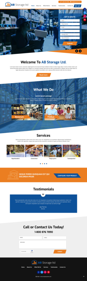 Web Design by pb for this project | Design: #23767318