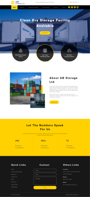 Web Design by Hassaan Shah for this project | Design: #23764880