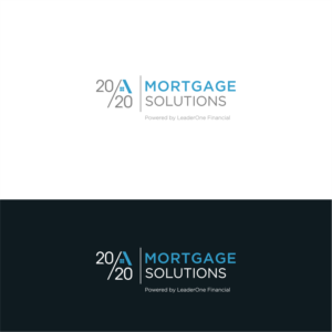 20/20 Mortgage Solutions, Powered by LeaderOne Financial | Logo Design by Gree™