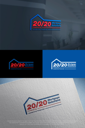 20/20 Mortgage Solutions, Powered by LeaderOne Financial | Diseño de Logo por GoodTimes$$$