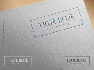 True Blue Aesthetics | Logo Design by Atvento Graphics