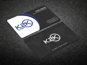 K2K Global Business Card Design | Design de Carte de Visite par Infinitive Technology