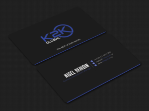 K2K Global Business Card Design | Design de Carte de Visite par Bold Pixels