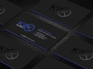 K2K Global Business Card Design | Diseño de Tarjeta de Presentación por DesignShout