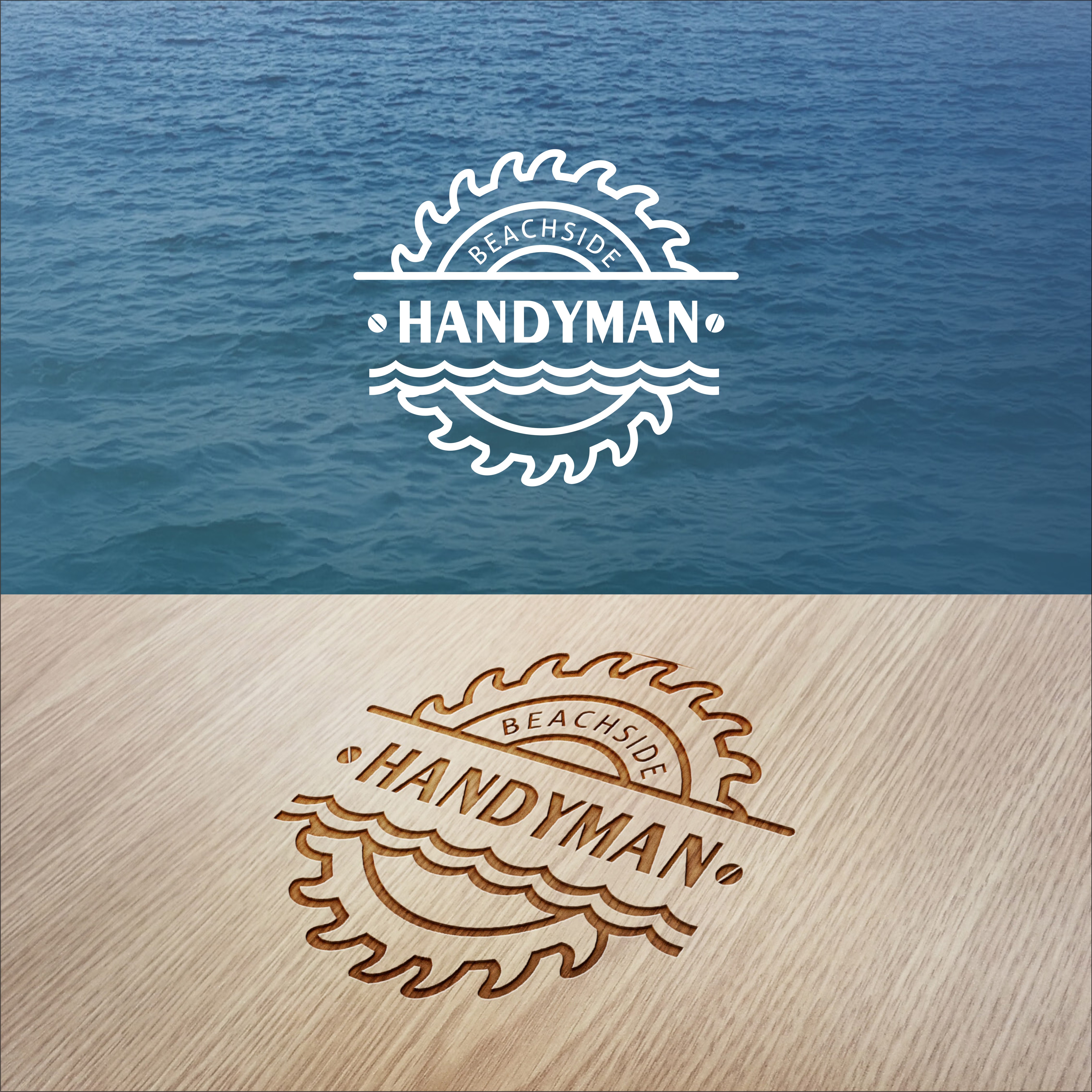 Logo Design by warkaddarshan 2 for Beachside Handyman | Design #23767357