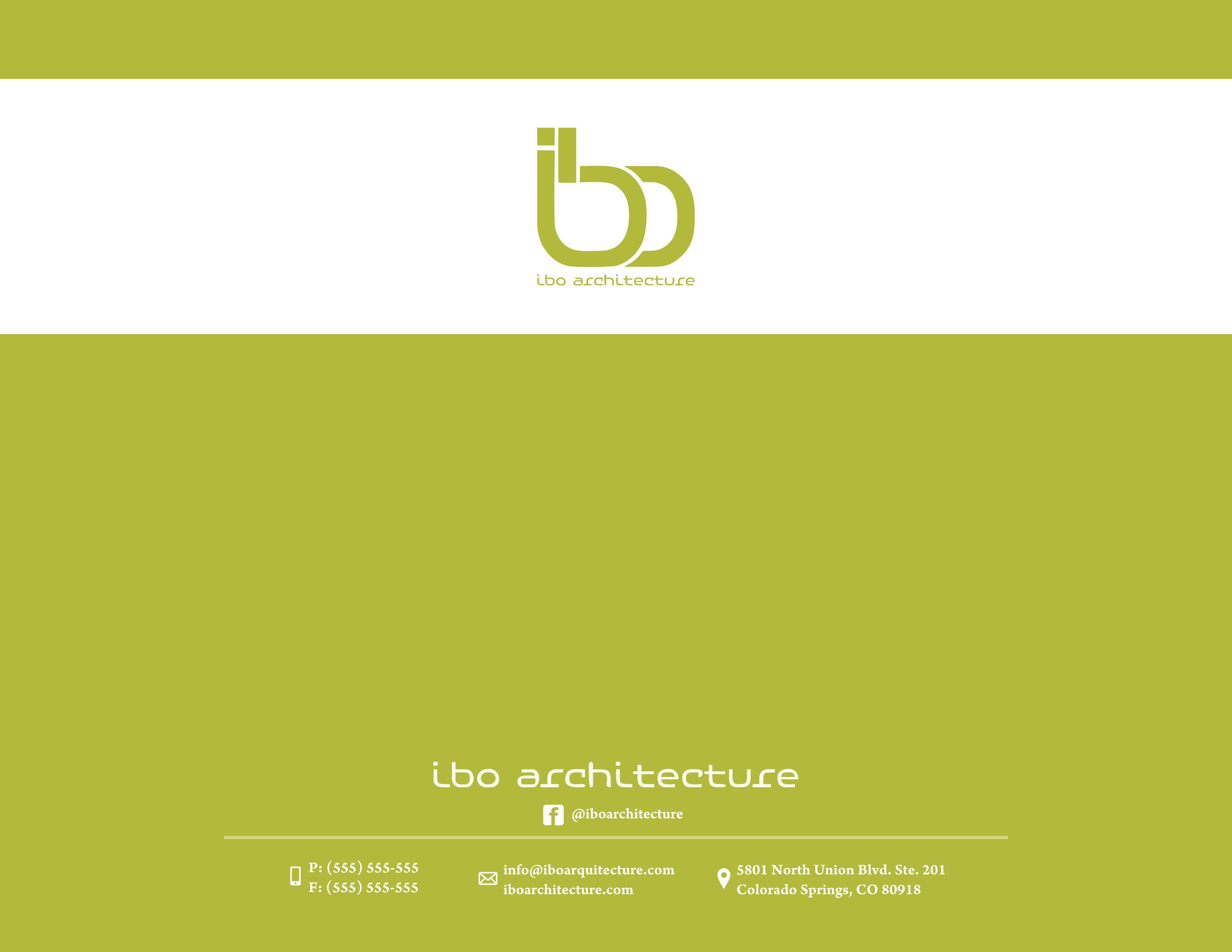 Brochure Design by DesignMX (Renan Mejia) for ibo architecture | Design #23823221