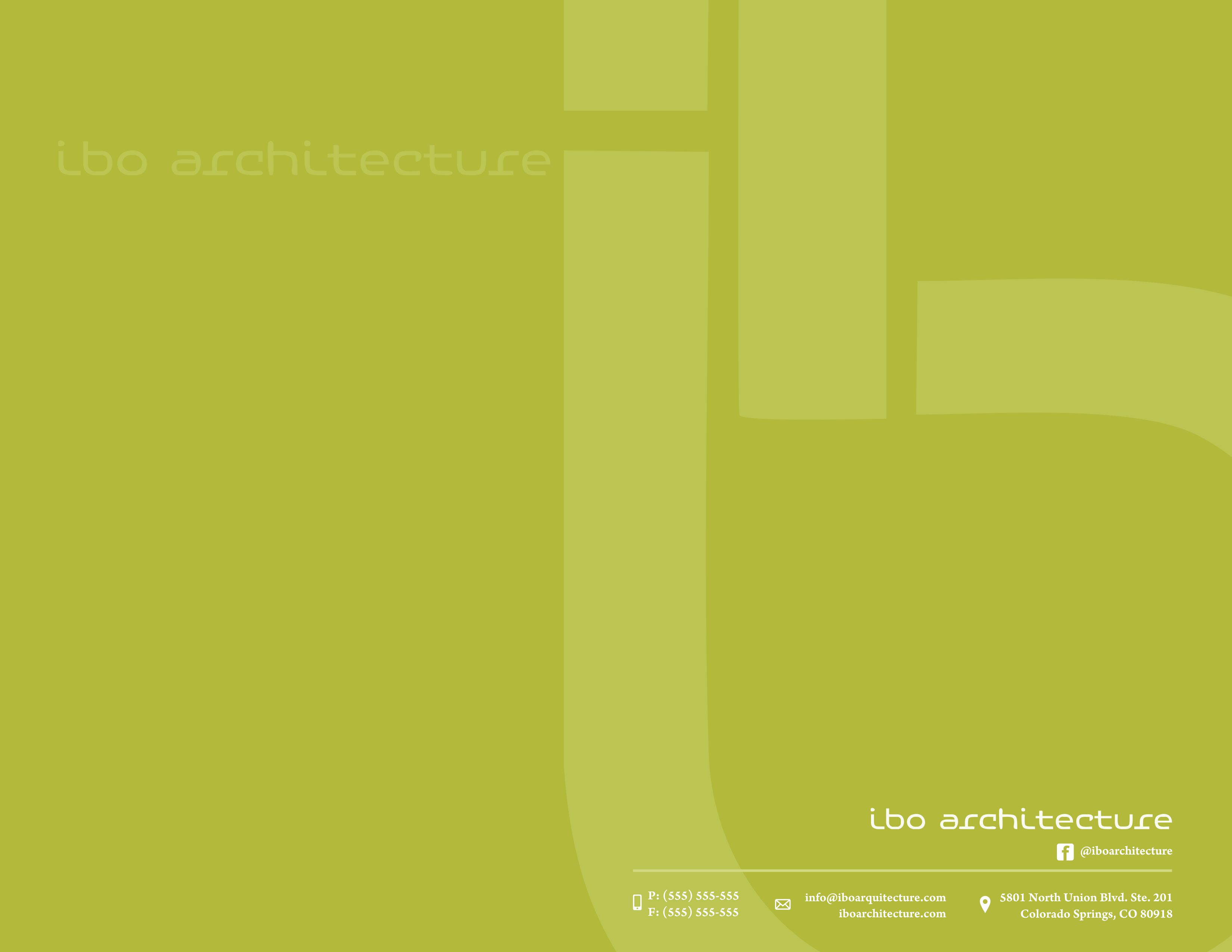 Brochure Design by DesignMX (Renan Mejia) for ibo architecture | Design #23823789
