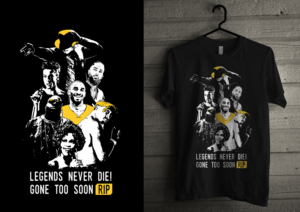 Black Icons... Gone Too Soon (T-shirt) Graphic | Diseño de Camiseta por denuj