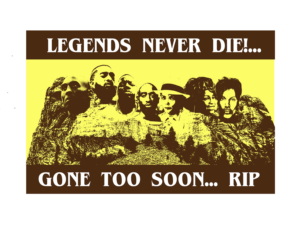 Black Icons... Gone Too Soon (T-shirt) Graphic | Diseño de Camiseta por NILDesigns