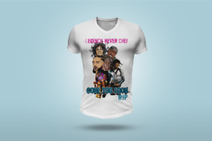 Black Icons... Gone Too Soon (T-shirt) Graphic