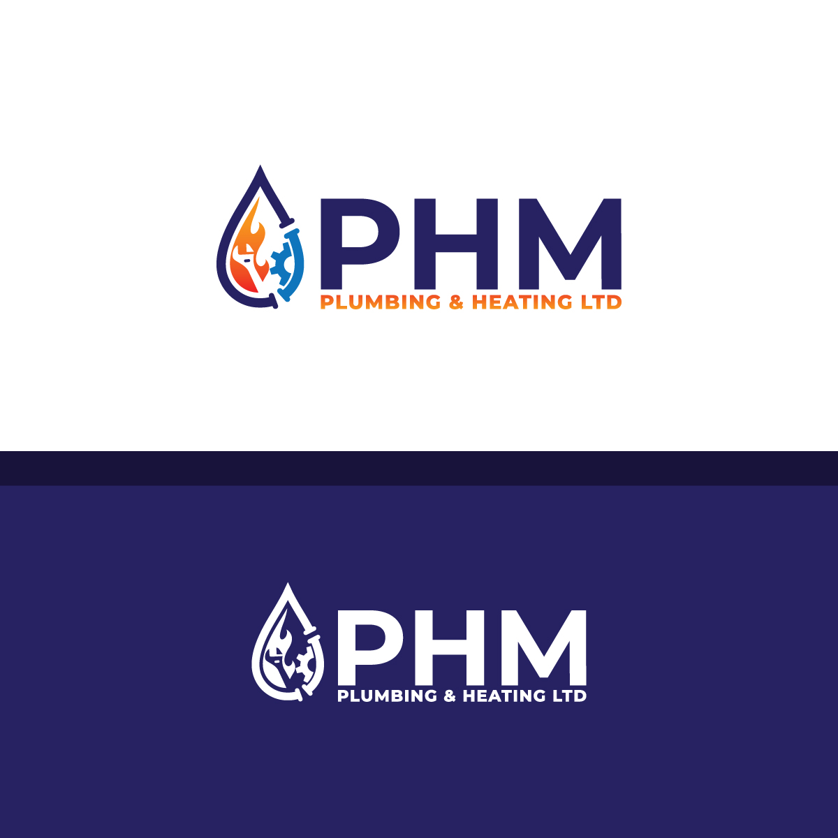 Diseño de Logo por Graphic Bricks para PHM Plumbing & Heating Ltd | Diseño #23765660