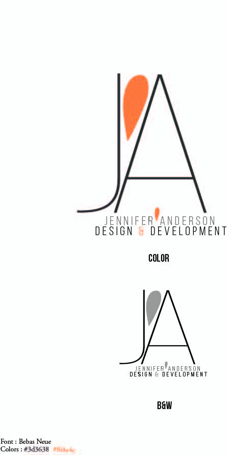 Logo Design by HelloDanielle for Jennifer Anderson Design + Development | Design #3024926