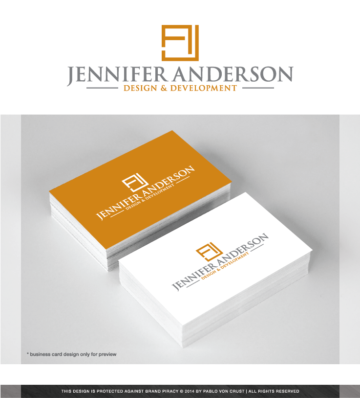 Diseño de Logo por Pablo Von Crust para Jennifer Anderson Design + Development | Diseño: #3015657