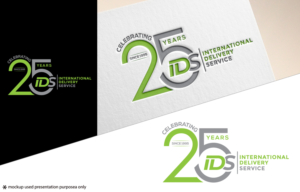 Celebrating 25 years - since 1995 | Logo Design by Juli creation