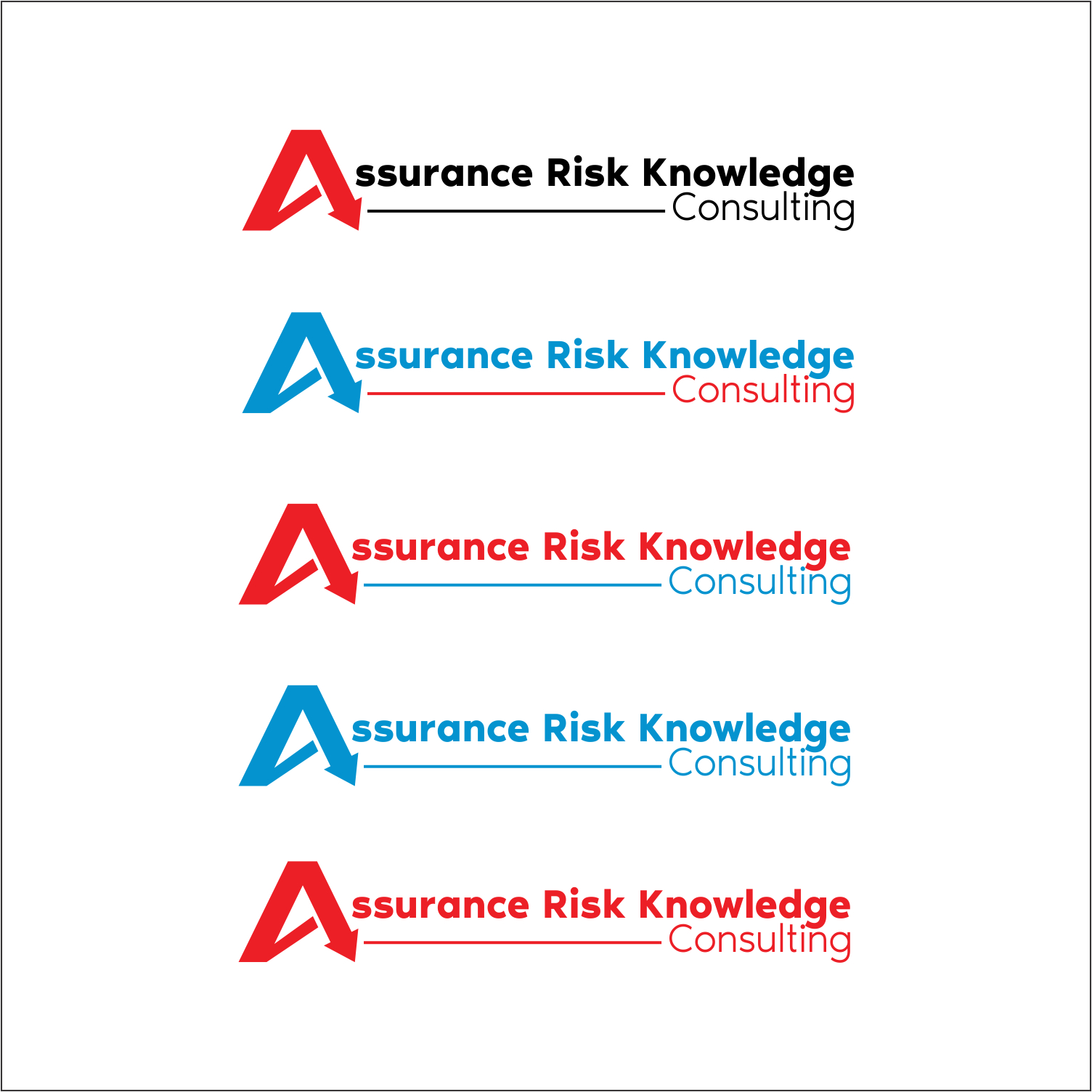 Design de Logo par art  X pour Assurance Risk Knowledge Consulting | Design #23772063