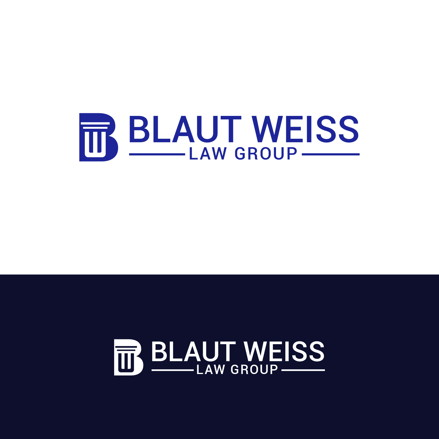 Logo Design by MG.graphics for Blaut Weiss Law Group | Design #23785415