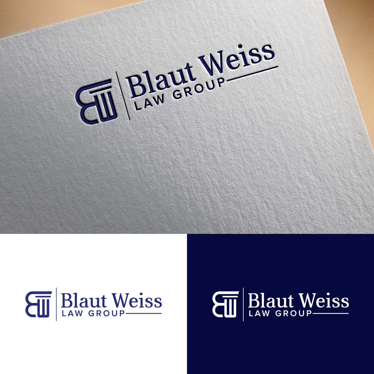 Logo Design by MG.graphics for Blaut Weiss Law Group | Design #23785416