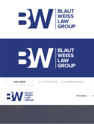 Logo-Design von RGraphicDesigns für Blaut Weiss Law Group | Design: #23772785
