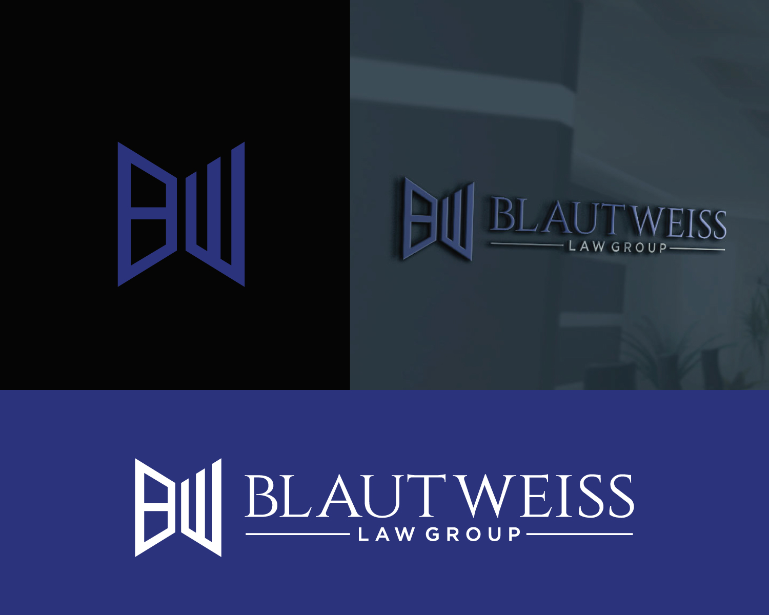 Logo Design by Atec for Blaut Weiss Law Group | Design #23784201