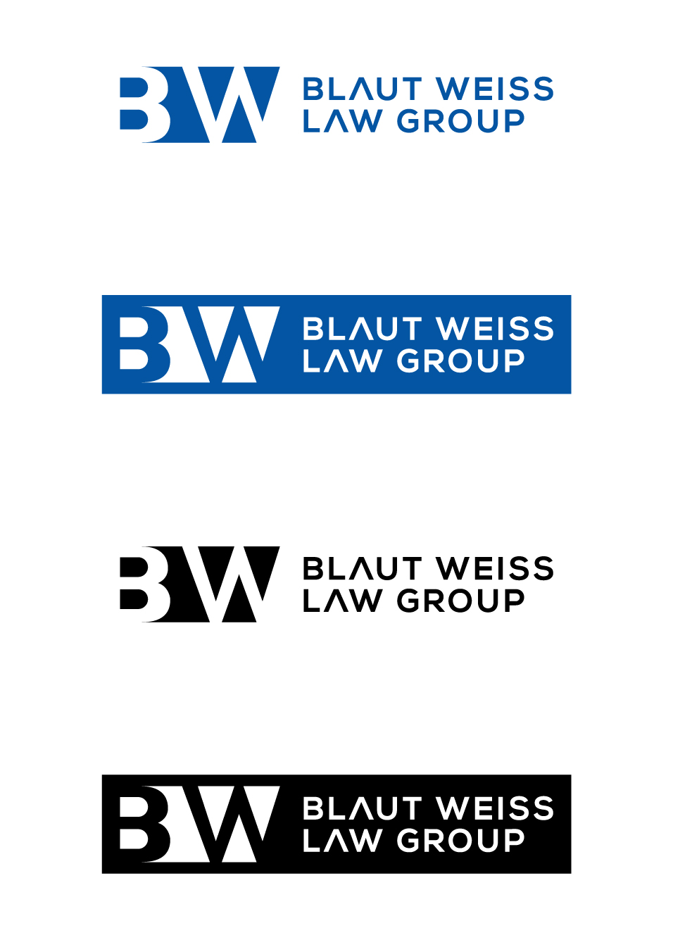 Logo Design by Mime Artworks for Blaut Weiss Law Group | Design #23817351
