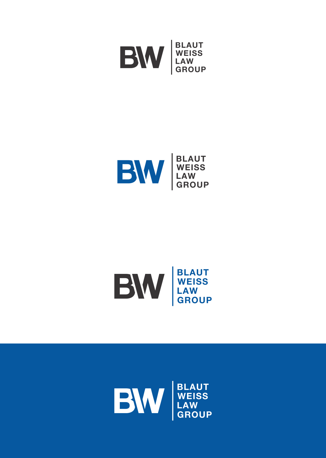 Logo Design by fatiyadesign for Blaut Weiss Law Group | Design #23788784