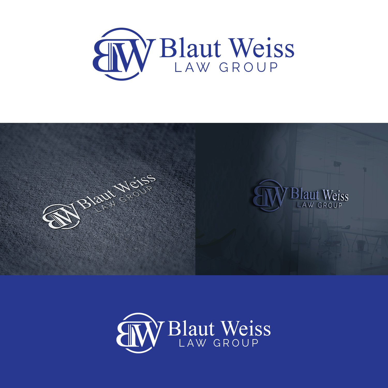 Logo Design by Maxo-Biz for Blaut Weiss Law Group | Design #23774346
