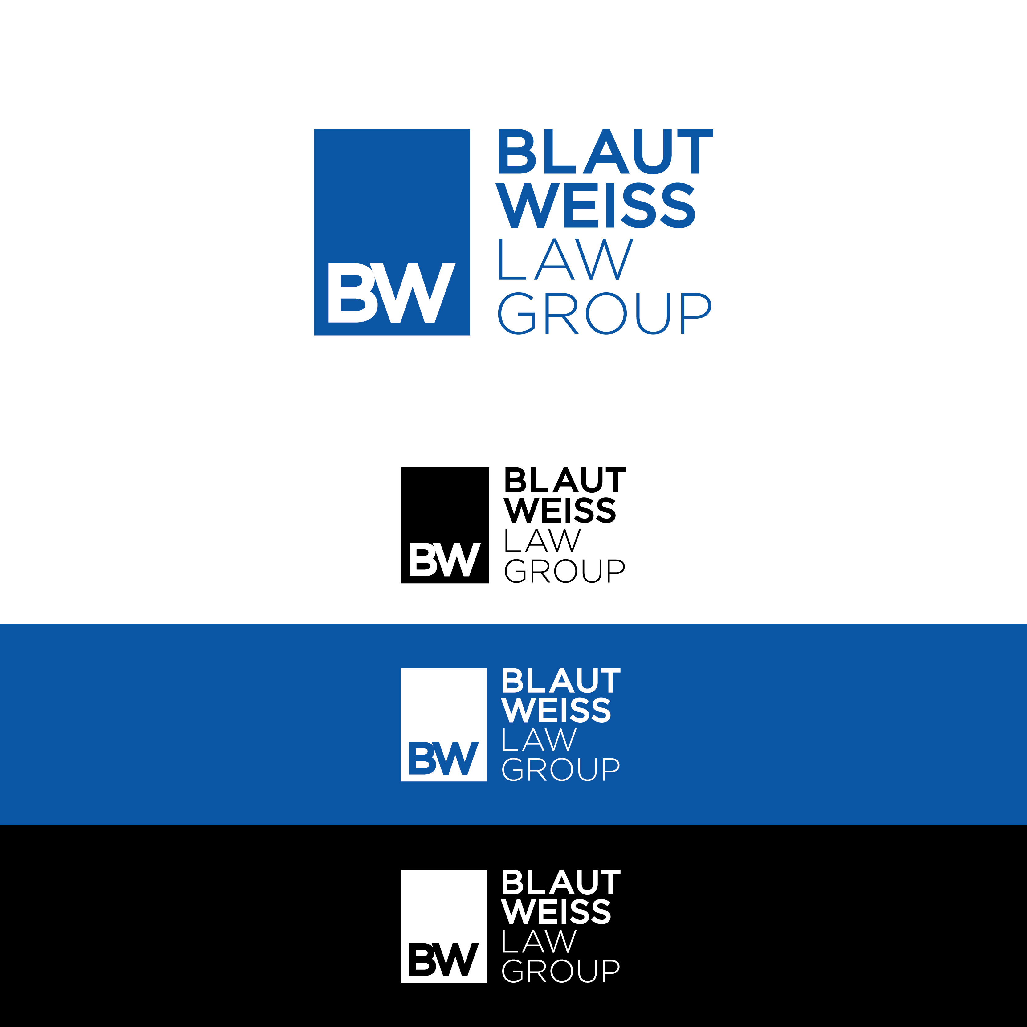 Logo Design by namakumoses for Blaut Weiss Law Group | Design #23811528